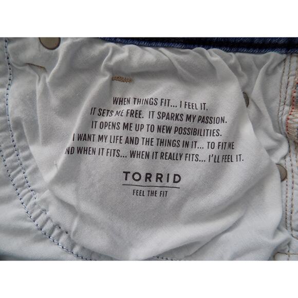 Torrid denim shorts size 20 - Picture 6 of 6